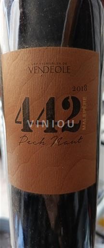 Linguadoca Malepère Les Vignobles de Vendéole Pech Haut 2018