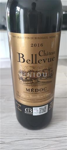 Bordeaux Médoc Cru Bourgeois Château Bellevue 2016