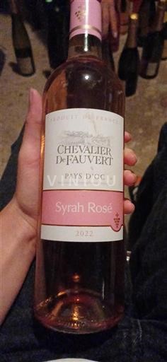 Languedoc-Roussillon Pays d'Oc Chevalier de Fauvert Syrah Rosé 2022