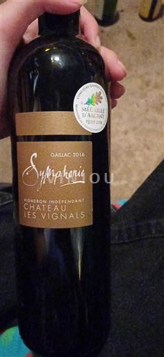 Sud-Ovest Gaillac Les Vignals Symphonie 2016