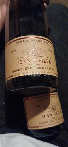 Alsacia Riesling Grand Cru Jean Geiler Grand Cru Sommerberg 2018