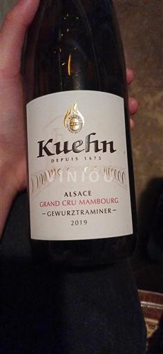 Alsace Gewurztraminer Grand Cru Kuehn Grand Cru Mambourg Gewurztraminer 2019