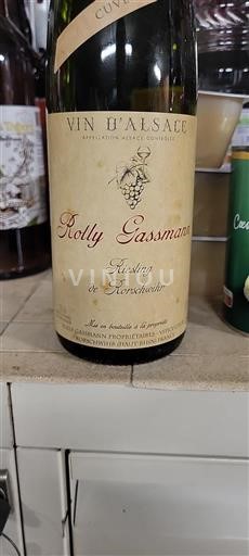 Alsasko Grand Cru Rolly Gassmann Riesling de Rorschwihr Neročník
