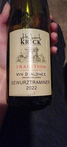 Alsácia Gewurztraminer Hubert Krick Tradition 2022