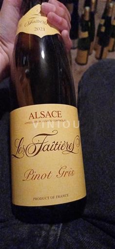 Alsazia Pinot grigio Les Faitières Pinot Gris 2021
