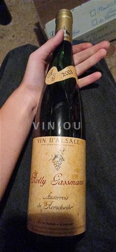 Alsace Auxerrois Grand Cru Rolly Gassmann Auxerrois de Rorschwihr 2003