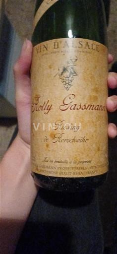 Alsace Riesling Grand Cru Rolly Gassmann Riesling de Rorschwihr Non-Vintage