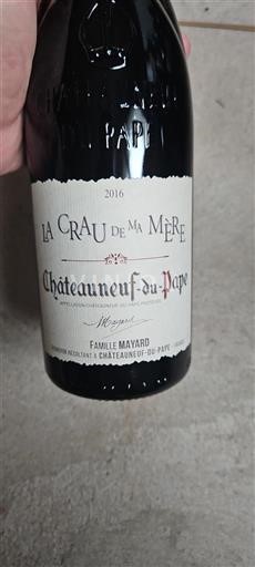 Rhônedalen Châteauneuf-du-Pape Famille Mayard La Crau de ma Mère 2016