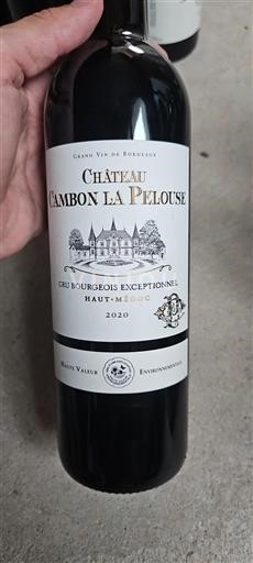 Bordeaux Haut-Médoc Cru Bourgeois Exceptionnel Château Cambon La Pelouse 2020