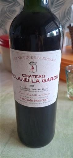 Bordeaux Unspecified Château Roland La Garde 2006