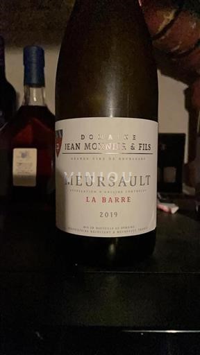Borgogna Meursault Domaine Jean Monnier & Fils La Barre 2019