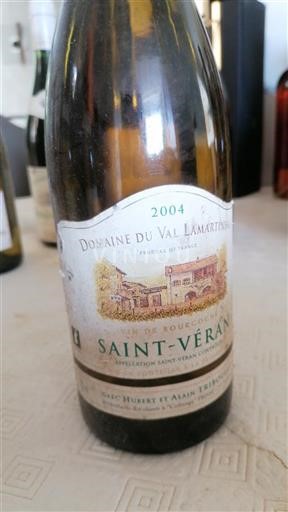 Burgundy Saint-Véran Domaine Val Lamartine 2004