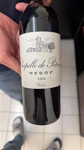 Bordeaux Médoc Chapelle de Potensac 2004