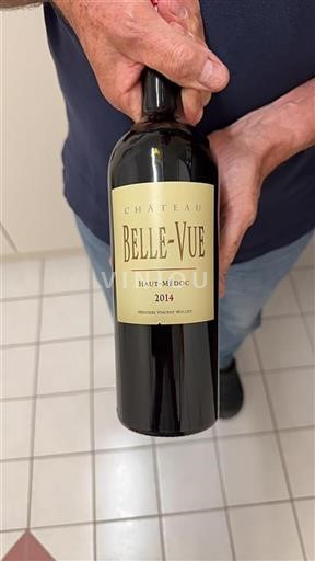 Vin Rouge sec Château Bellevue 2014 France Bordeaux Haut-Médoc