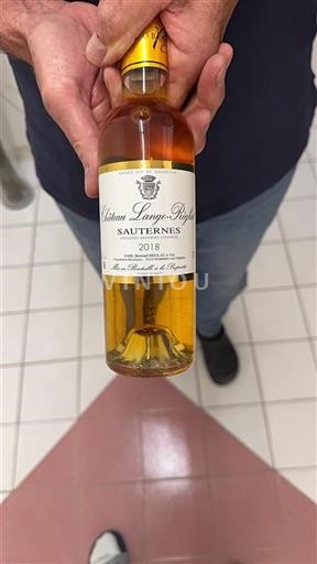 Bordeaux Sauternes Château Lange-Réglat 2018