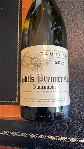 Burgundsko Chablis Premier Cru Domaine Alain Gautheron Vaucoupin 2021