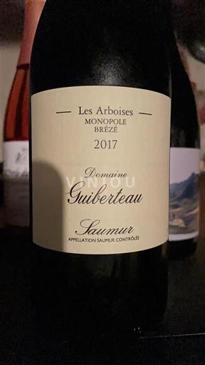 Loire Valley Saumur Domaine Guiberteau Les Arboises 2017