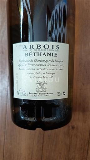 Jura Arbois Fruitière Vinicole Arbois Béthanie Non-Vintage