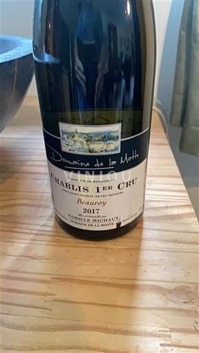 Bourgogne Chablis Premier Cru Domaine La Motte Beauroy 2017
