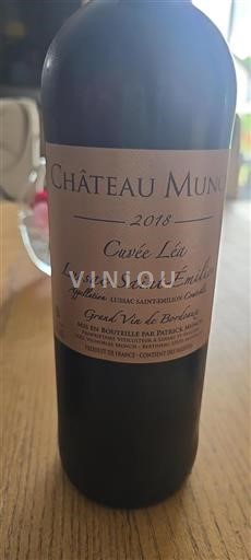 Burdeos Lussac-Saint-Émilion Château Munch Léa 2018