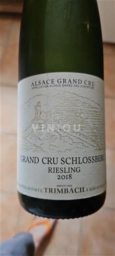 Alsace Alsace Grand Cru Grand Cru Trimbach Grand Cru Schlossberg 2018