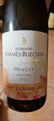 Alsácia Alsácia Grand Cru Grand Cru Domaine Barmès-Buecher Hengst 2022