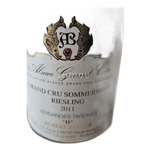 Alsácia Riesling Grand Cru Albert Boxler Vendanges Tardives "D" 2011