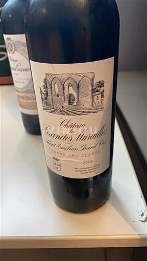 Vin Rouge sec Château Les grandes Murailles 2009 France Bordeaux Saint-Émilion Grand Cru AOC Grand Cru Classé