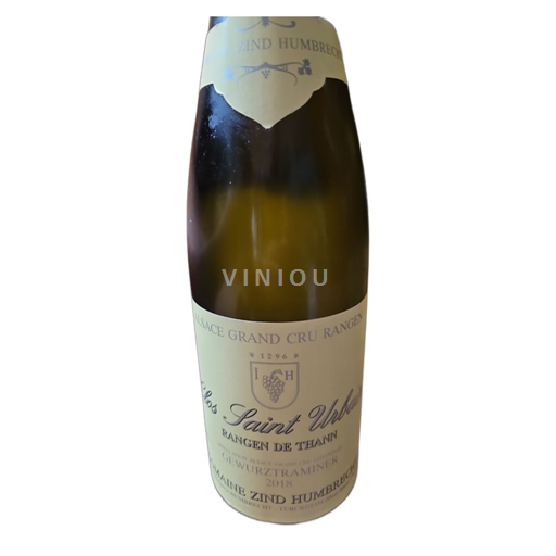 Alsácia Gewurztraminer Grand Cru Domaine Zind Humbrecht Clos Saint Urbain 2018