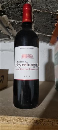 Bordeaux Saint-Émilion Grand Cru Grand Cru Château Peyrelongue 2015
