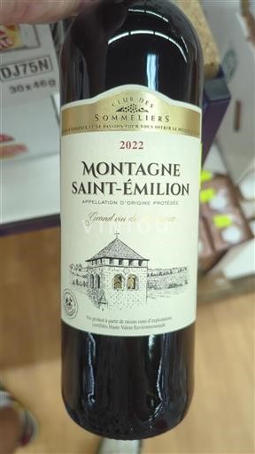 Bordeaux Montagne-Saint-Émilion Club des Sommeliers 2022