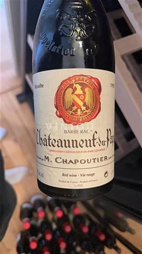 Rhônevallei Châteauneuf-du-Pape M. Chapoutier Barbe Rac 1992