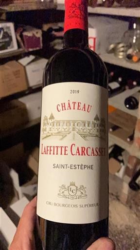 Bordeaux Saint-Estèphe Cru Bourgeois Supérieur Laffitte Carcasset 2019