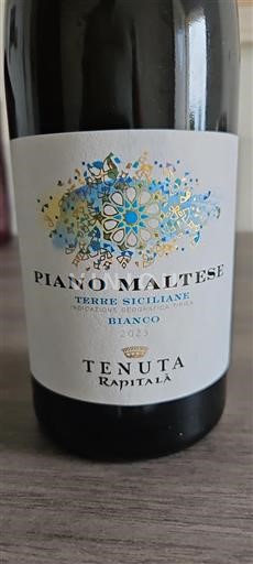 Sicilia Non specificato Tenuta Rapitalà Piano Maltese 2023