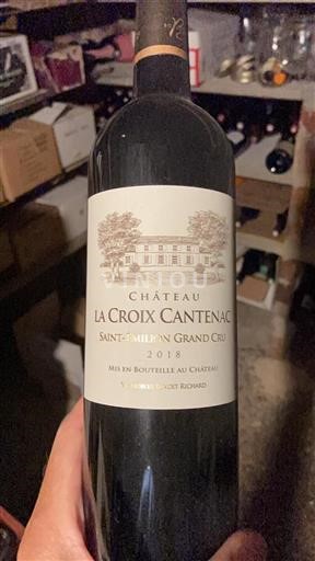 Bordeaux Saint-Émilion Grand Cru La Croix Cantenac 2018