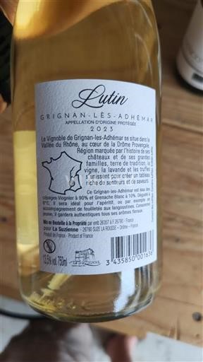 Vallée du Rhône Grignan-les-adhémar La Suzienne Lutin 2023