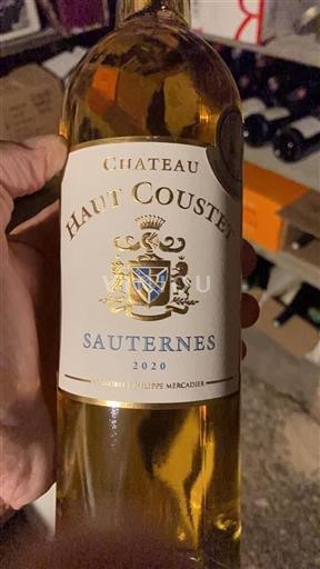 Bordeaux Sauternes Château Haut Coustet 2020