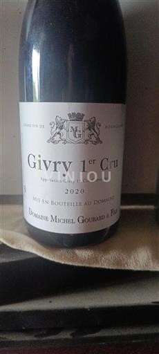 Bourgogne Ikke specificeret Premier Cru Domaine Michel Goubard & Fils 2020