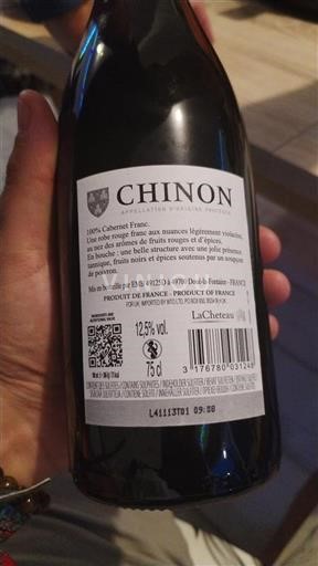 Valle del Loira Chinon LaCheteau Sin añada