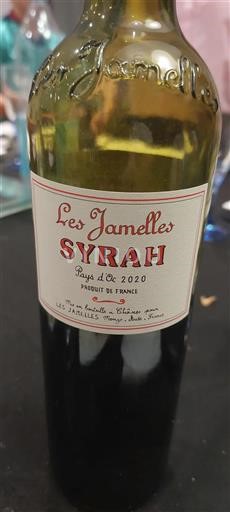 Languedoc y Rosellón País de Oc Les Jamelles Syrah 2020