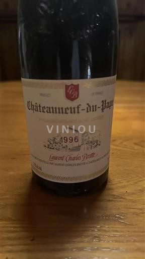 Rhônen laakso Châteauneuf-du-Pape Laurent Charles Brotte 1996
