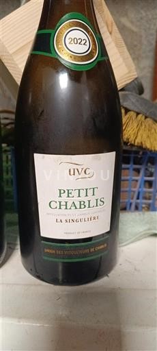 Burgundsko Petit-chablis Union des Viticulteurs de Chablis La Singulière 2022