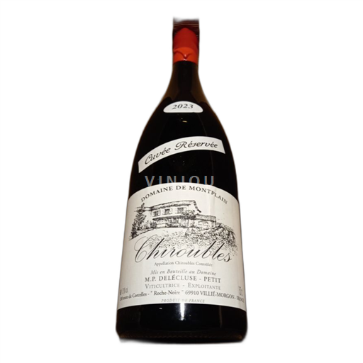 Beaujolais Chiroubles Domaine Montplain Réservée 2023