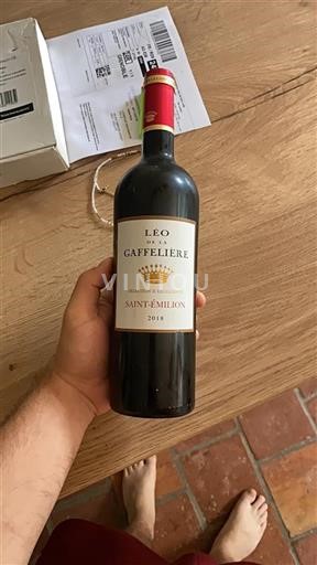 Bordeaux Saint-Émilion Léo de La Gaffelière 2018