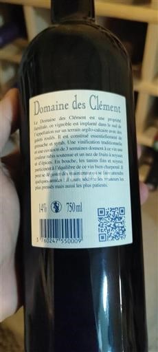 Rhônen laakso Määrittelemätön Domaine Des Clément Ei vuosikertaa