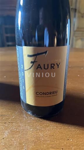 Rhônevallei Condrieu Lionel Faury 2016