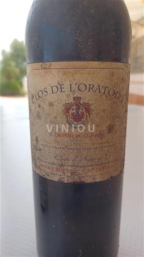 Bordeaux Saint-Émilion Grand Cru Grand Cru Clos de l'Oratoire 1995
