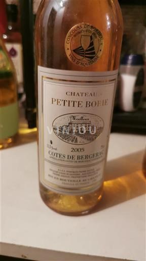 Sud-Ovest Côtes-de-bergerac Château Petite Borie Moelleux 2005