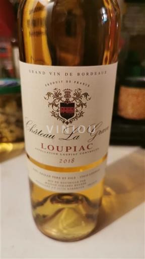 Bordeaux Loupiac Château La Grave 2018