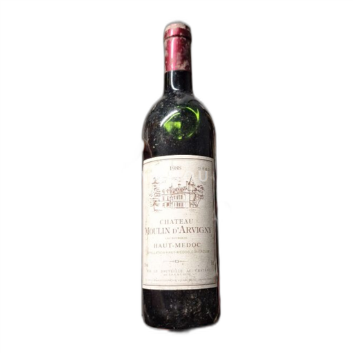 Bordéus Haut-Médoc Cru Bourgeois Château Moulin Arvigny 1988